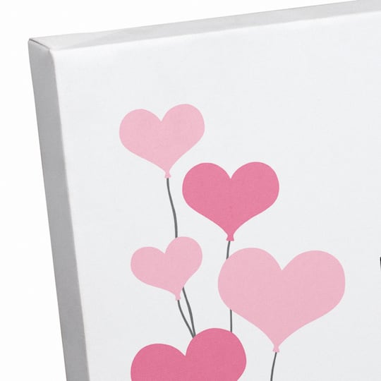Never Forget How Much I Love You Canvas Wall Art